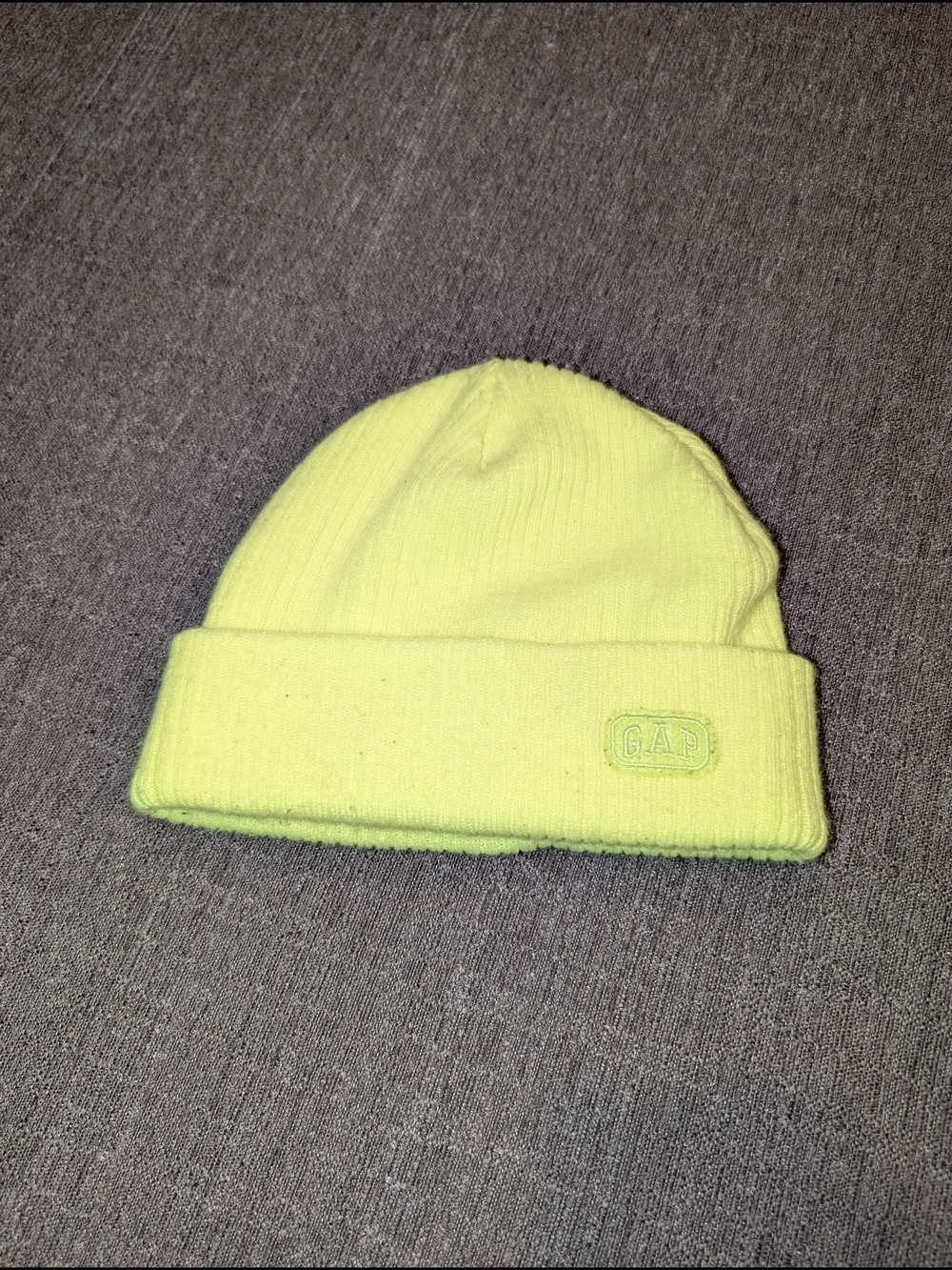 GAP Kids Neon Yellow Beanie